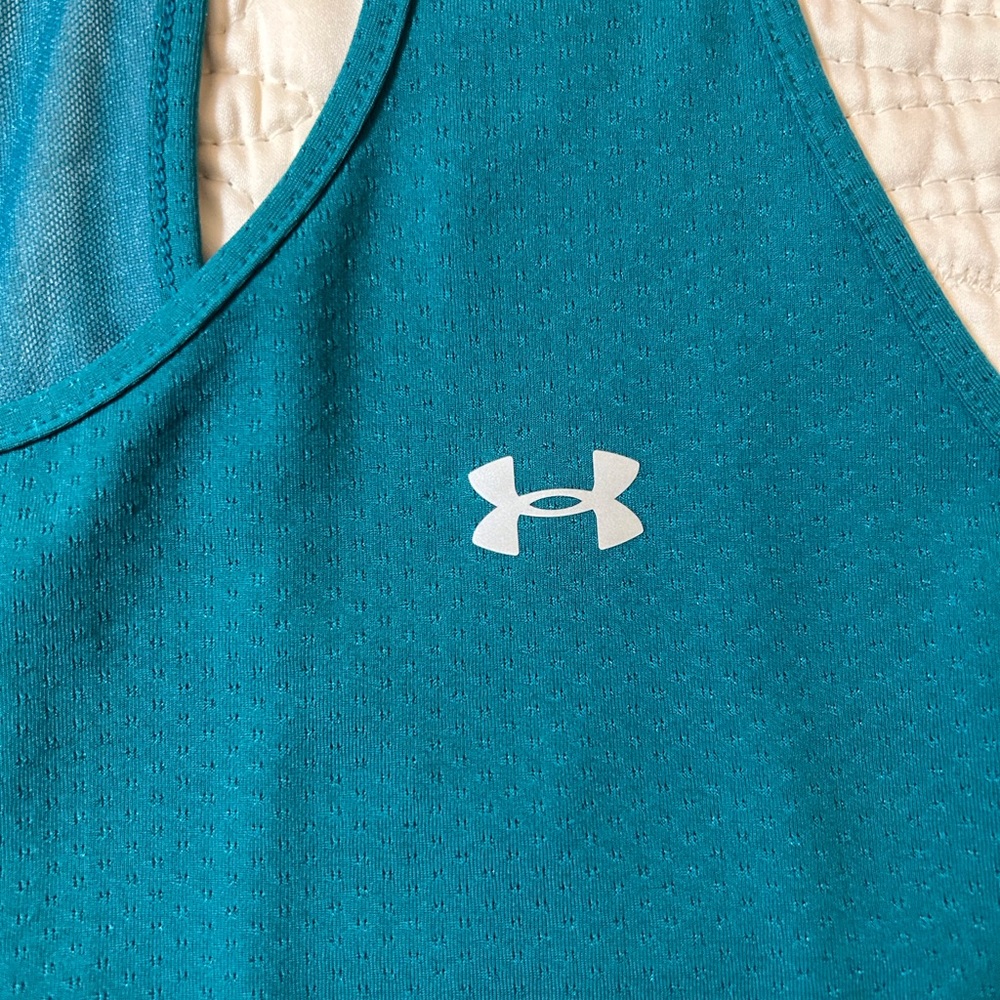 Under Armour Aqua Blue Athletic Tank